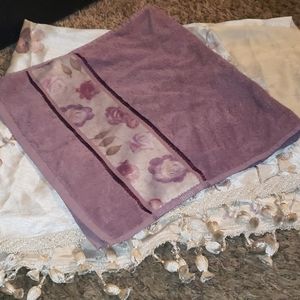 shower curtain pretty purple 💜 color new 3 piece set towel shower curtain windo